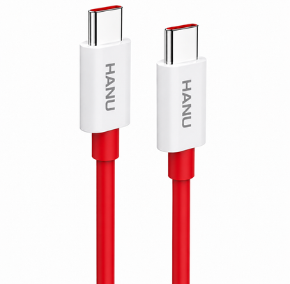 HANU 85W Fast Charging Type C to C Cable 1 METER